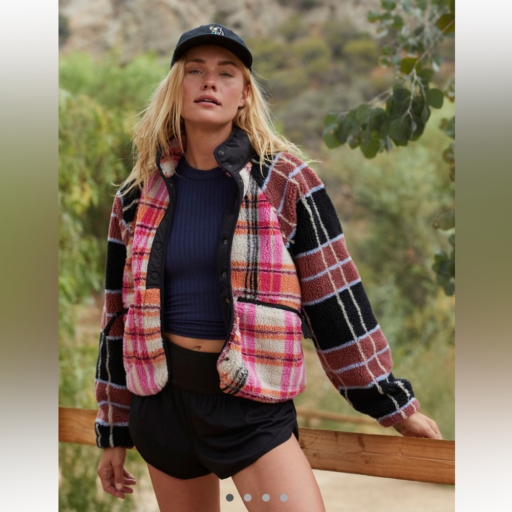 Hit the Slopes Printed Fleece Jacket